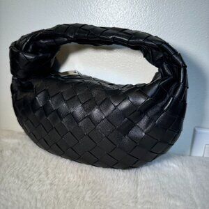 Bottega Veneta Black Leather SHW Mini "Jodie" Bag NWOT